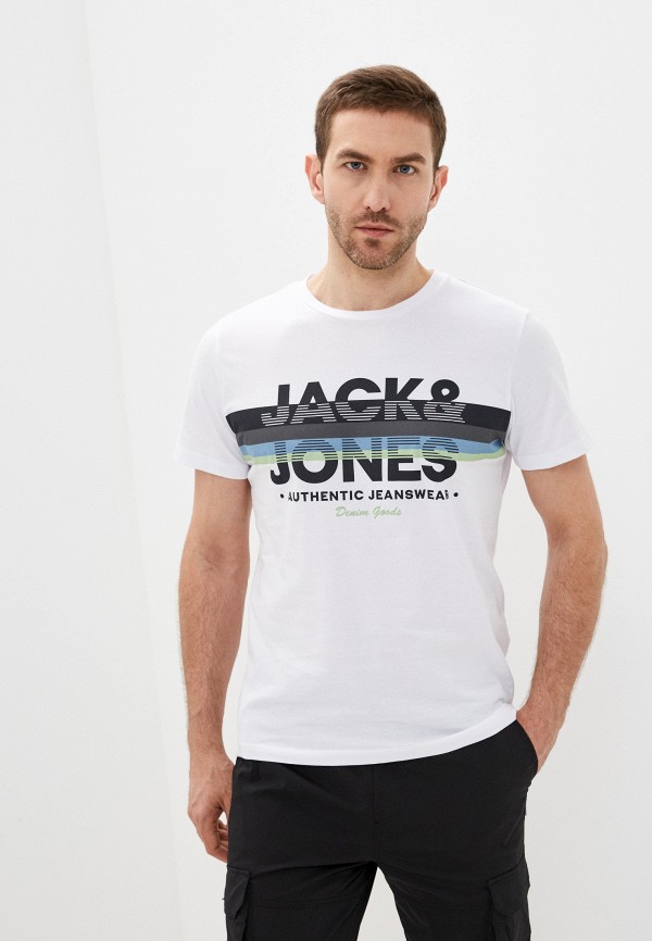 

Футболка Jack & Jones, Белый, Jack & Jones RTLAAE733201