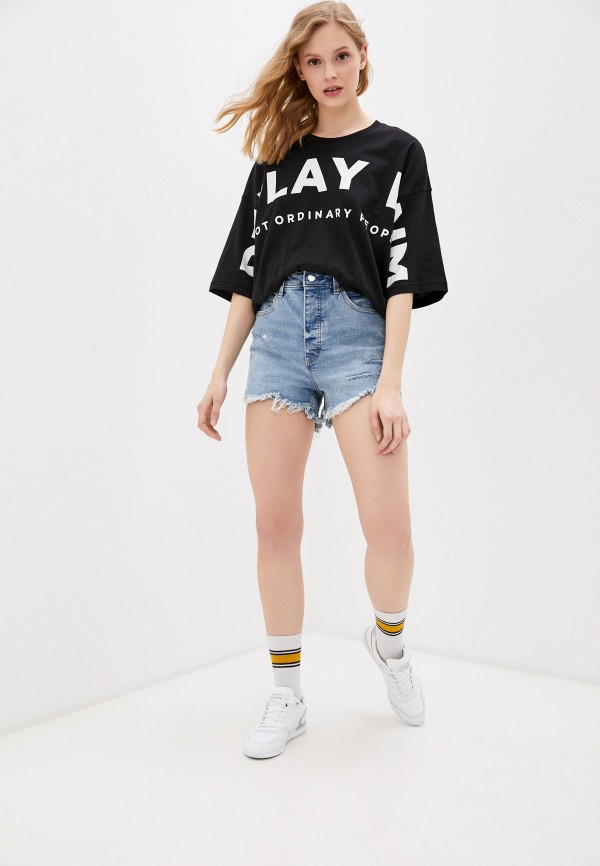

Шорты джинсовые Free People, Голубой, Free People RTLAAE753501