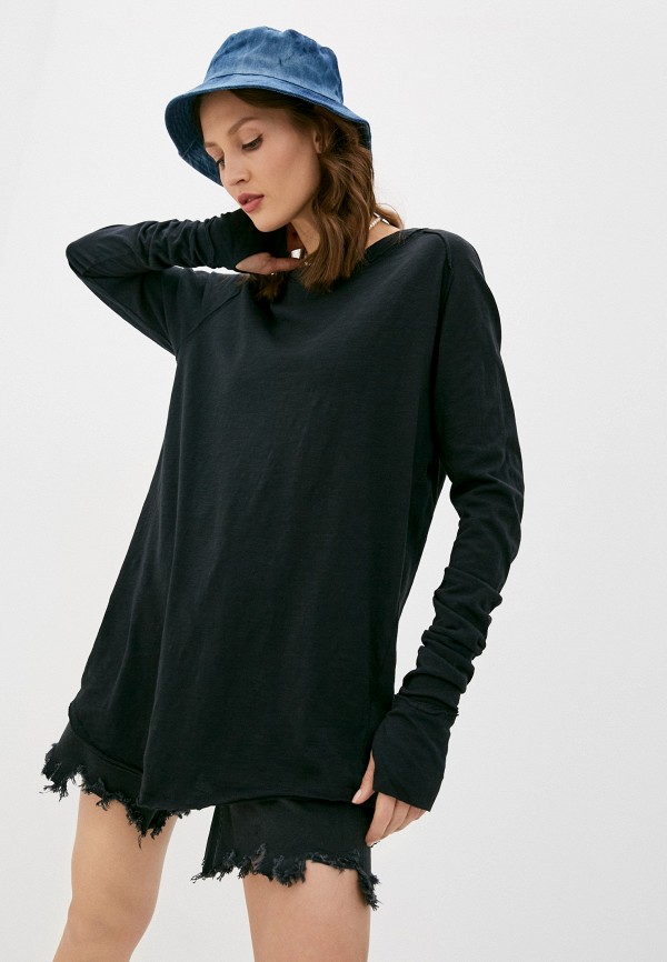 

Лонгслив Free People, Черный
