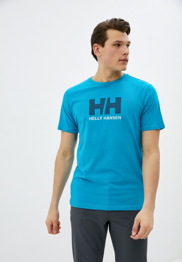 

Футболка Helly Hansen, Голубой, HH LOGO T-SHIRT