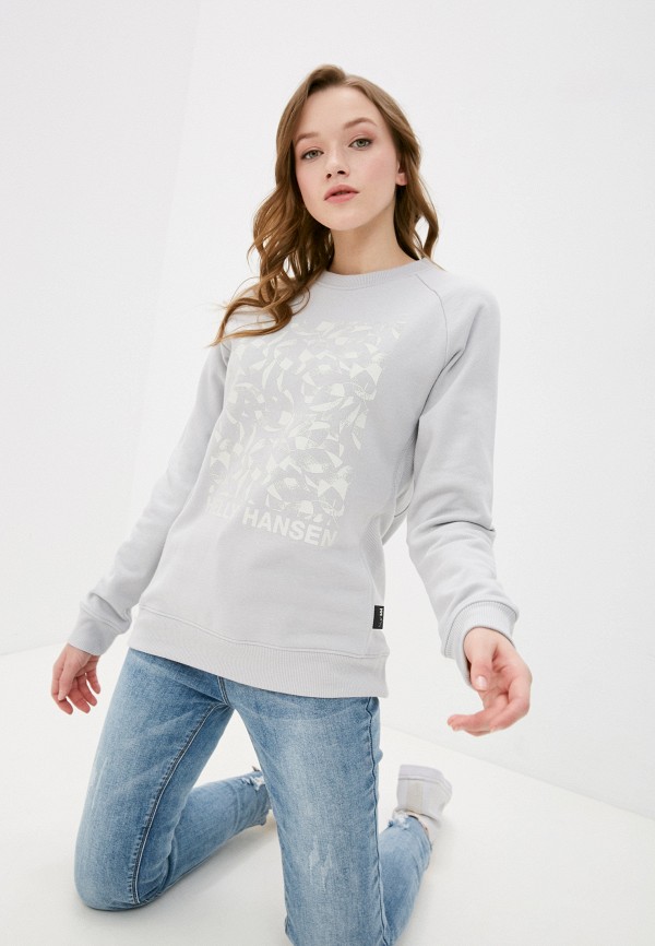 

Свитшот Helly Hansen, Серый, W F2F COTTON SWEATER