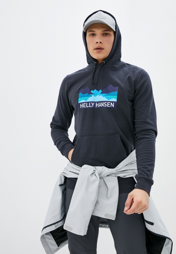 

Худи Helly Hansen, Серый, NORD GRAPHIC PULL OVER HOODIE