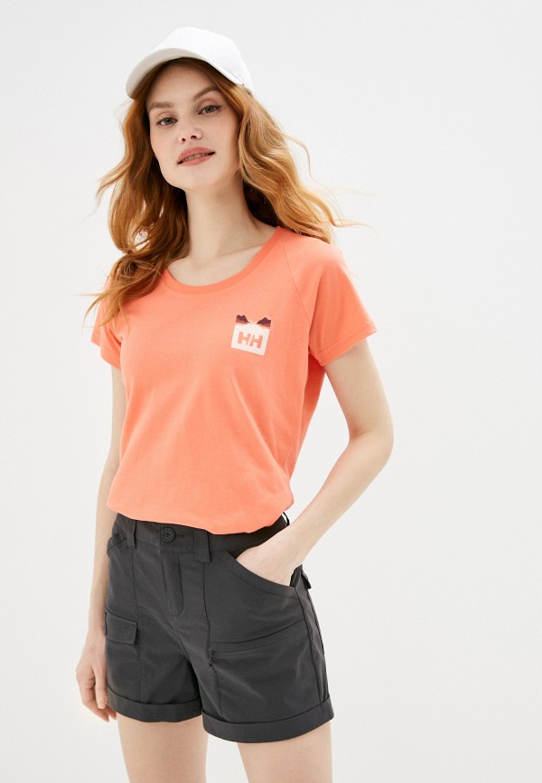 

Футболка Helly Hansen, Коралловый, W NORD GRAPHIC DROP T-SHIRT