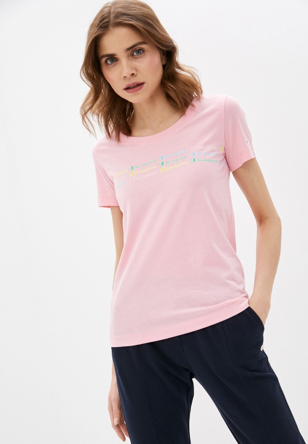 

Футболка Champion, Розовый, LEGACY Crewneck T-Shirt