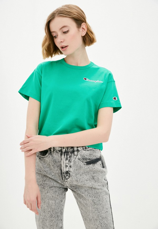

Футболка Champion, Зеленый, LEGACY Crewneck T-Shirt