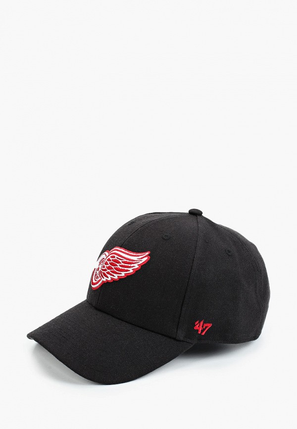 

Бейсболка '47 Brand, Черный, Detroit Red Wings