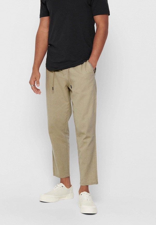 

Брюки Only & Sons, Бежевый, Only & Sons RTLAAE915701