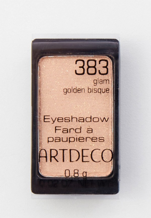 Тени для век Artdeco с блестками, 383, glam golden bisque, 0.8 г