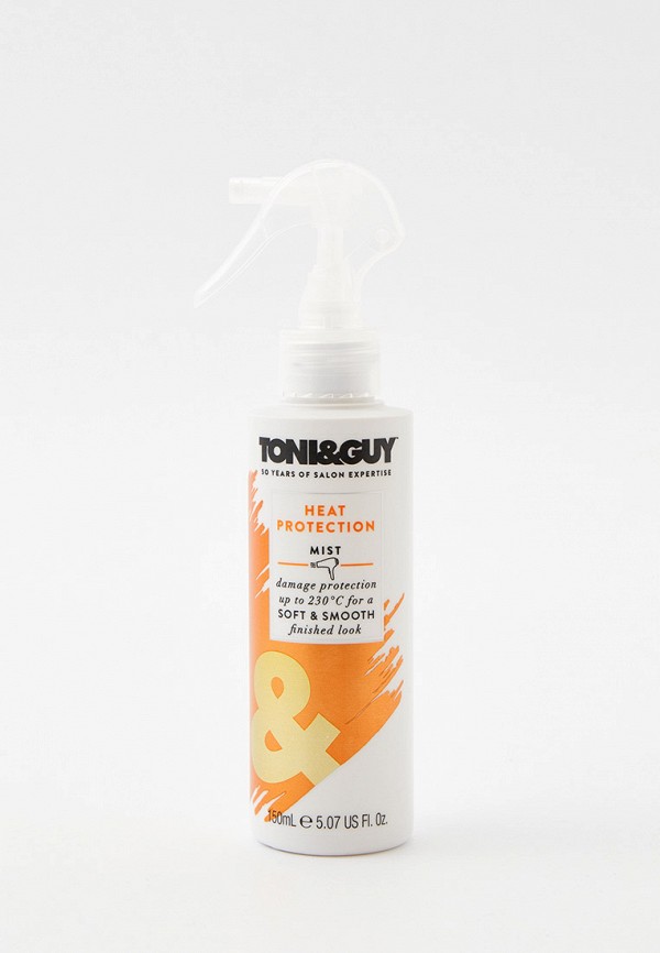 

Спрей для волос Toni&Guy, Прозрачный, ТЕРМОЗАЩИТНЫЙ, Heat Protection Mist, 150 мл
