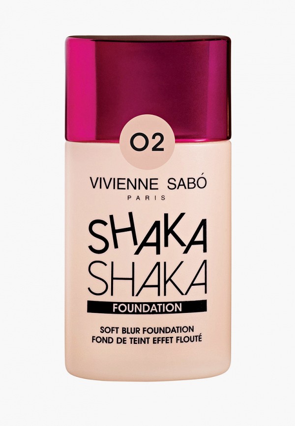 

Тональный крем Vivienne Sabo, Бежевый, с натуральным эффектом Shaka Shaka, тон 02