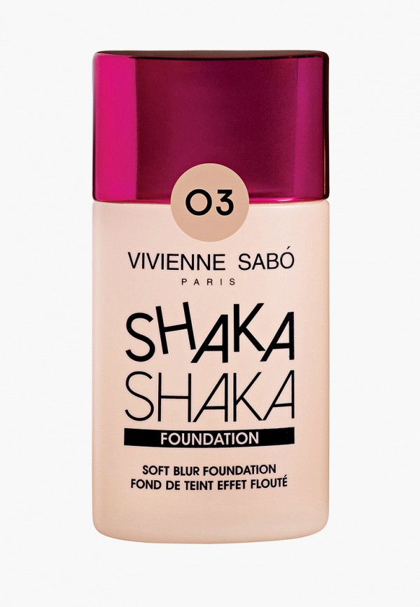 

Тональный крем Vivienne Sabo, Бежевый, с натуральным эффектом Shaka Shaka, тон 03