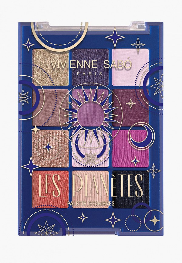 

Палетка для глаз Vivienne Sabo, Коричневый, Les planetes