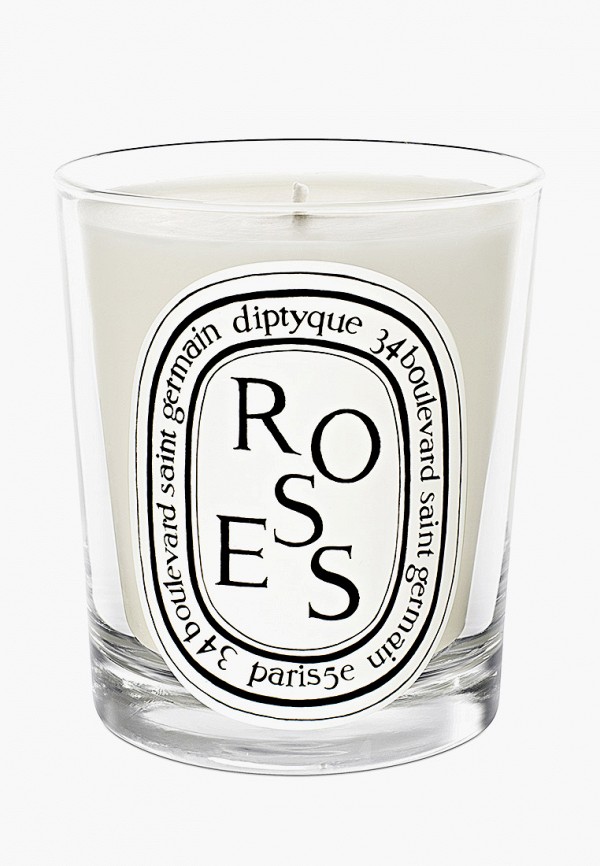 

Свеча ароматическая Diptyque, Белый, ROSES candle, 190 г