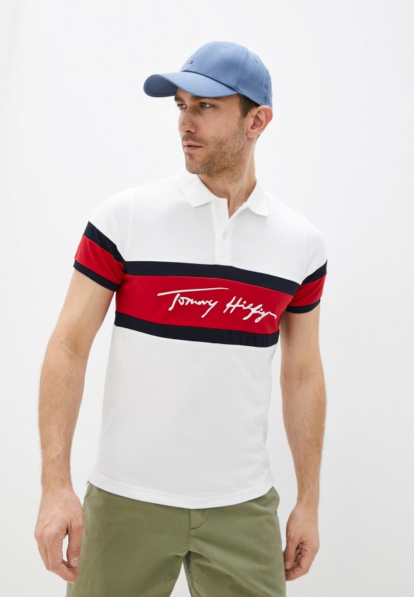 

Поло Tommy Hilfiger, Белый