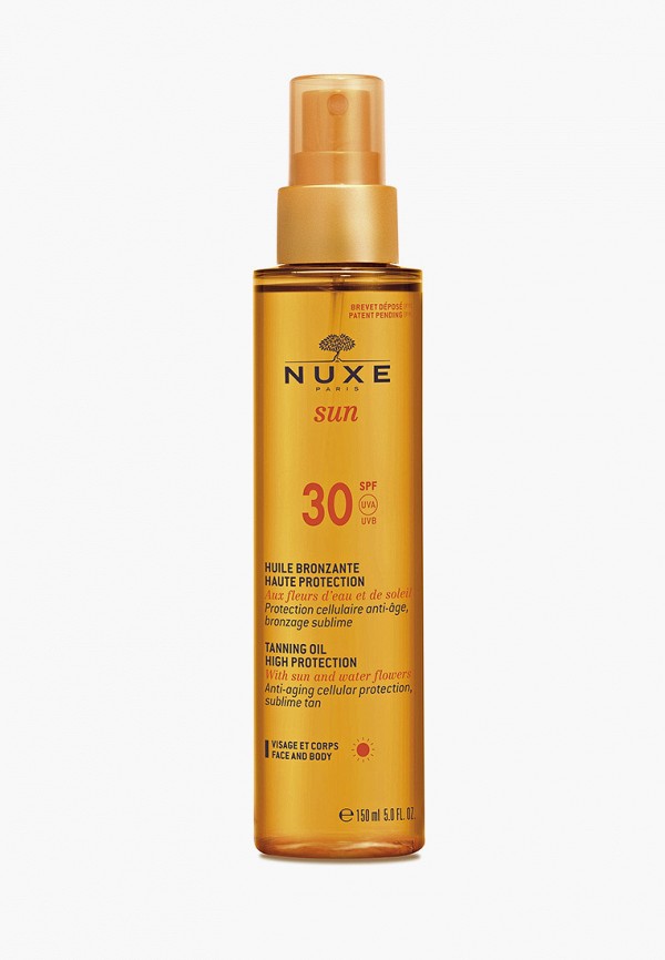 

Масло для лица Nuxe, Прозрачный, SUN SPF 30 150 мл