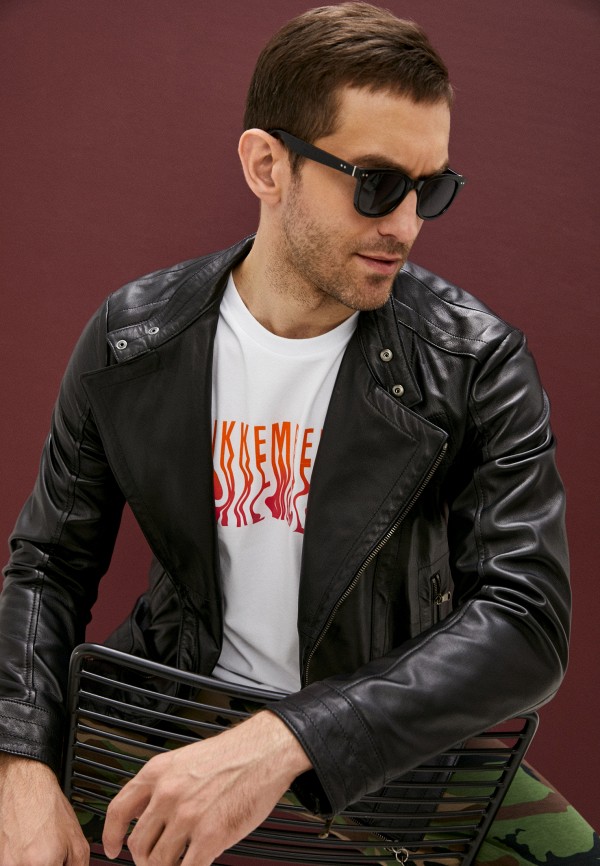 фото Куртка кожаная bikkembergs