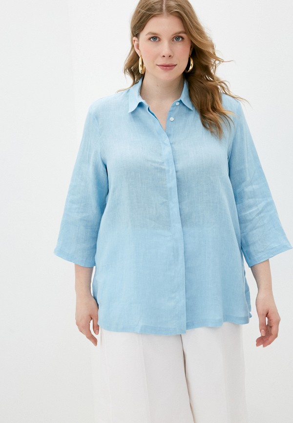 

Блуза Marina Rinaldi Voyage, Голубой, BETULLA