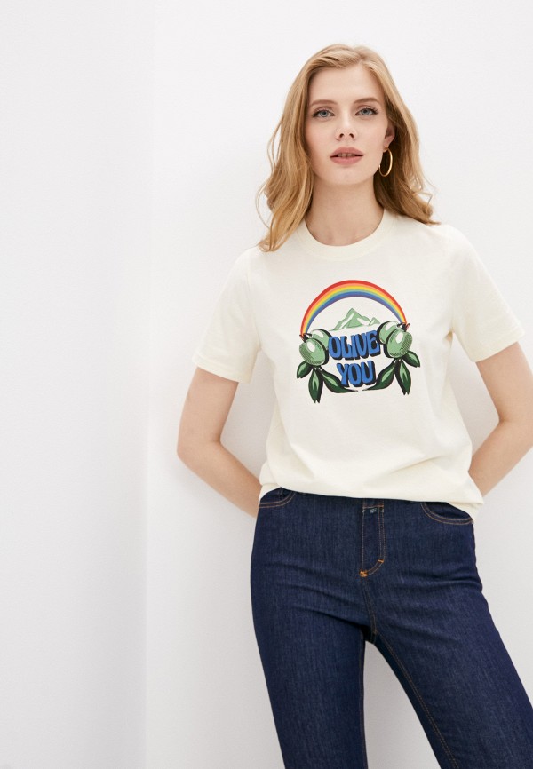

Футболка Tory Burch, Бежевый