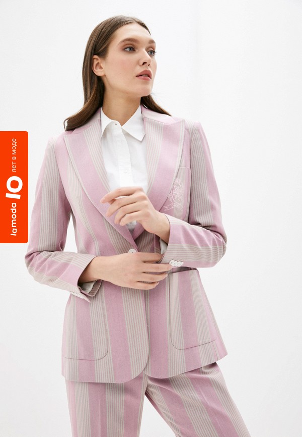

Пиджак Tommy Hilfiger, Розовый, Exclusive for Lamoda COLLECTION
