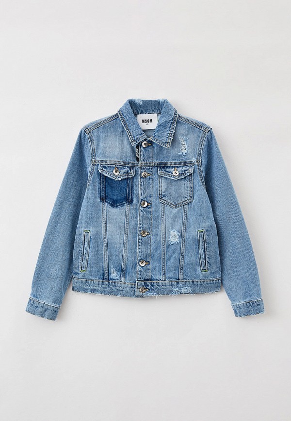

Куртка джинсовая MSGM Kids, Синий
