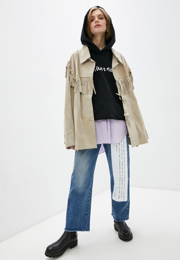 

Куртка кожаная Maison Margiela, Бежевый