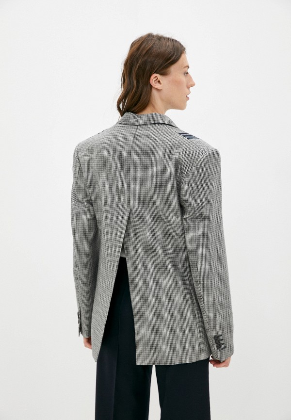 Пиджак Maison Margiela, цвет серый, размер 38 S51BN0335S52129 - фото 4