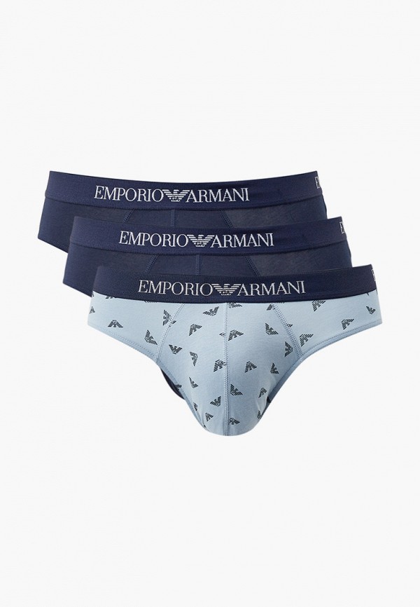 

Трусы 3 шт. Emporio Armani, Голубой;синий, Emporio Armani RTLAAF498801
