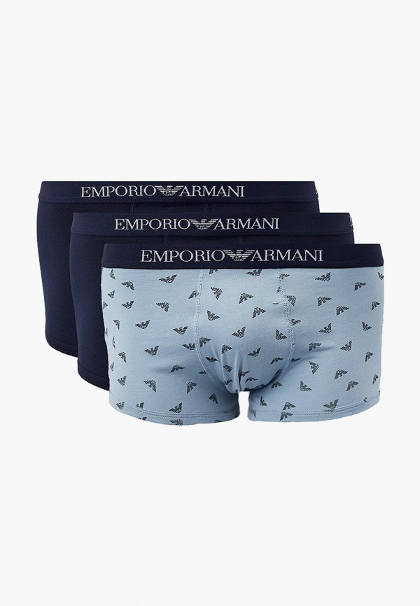 

Трусы 3 шт. Emporio Armani, Голубой;синий, Emporio Armani RTLAAF499101