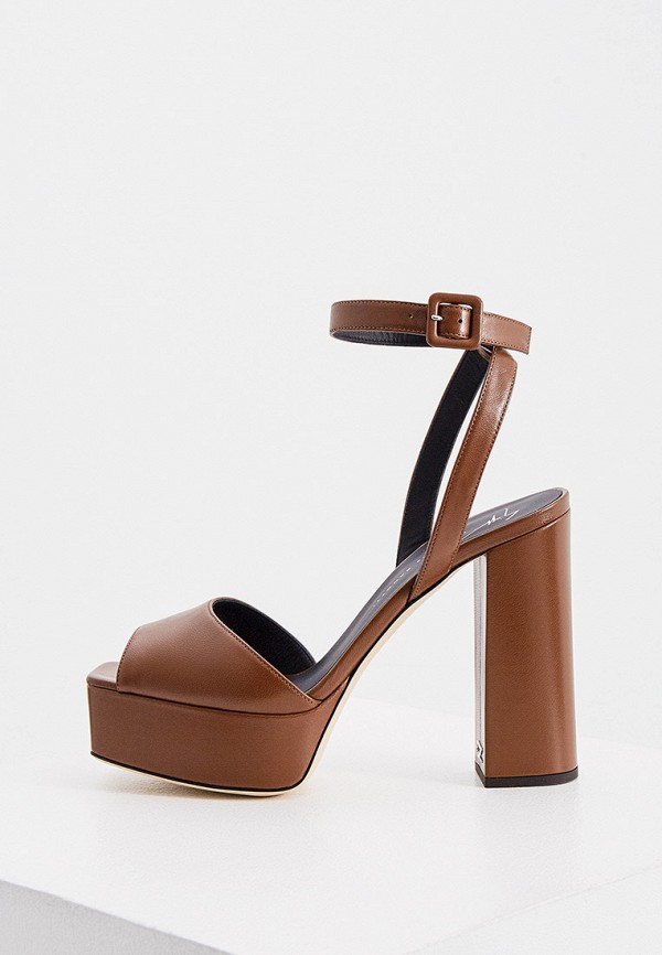 

Босоножки Giuseppe Zanotti, Коричневый, Giuseppe Zanotti RTLAAF512601