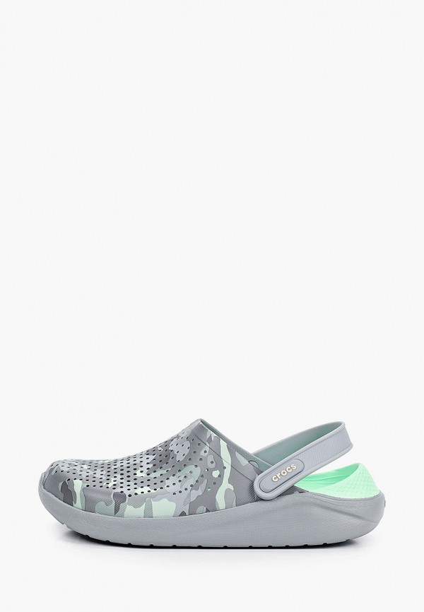 

Сабо Crocs, Серый, LiteRide Printed Camo Clog