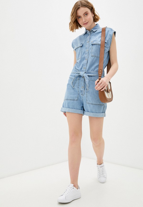 

Комбинезон джинсовый Pepe Jeans, Голубой, Pepe Jeans RTLAAF740501