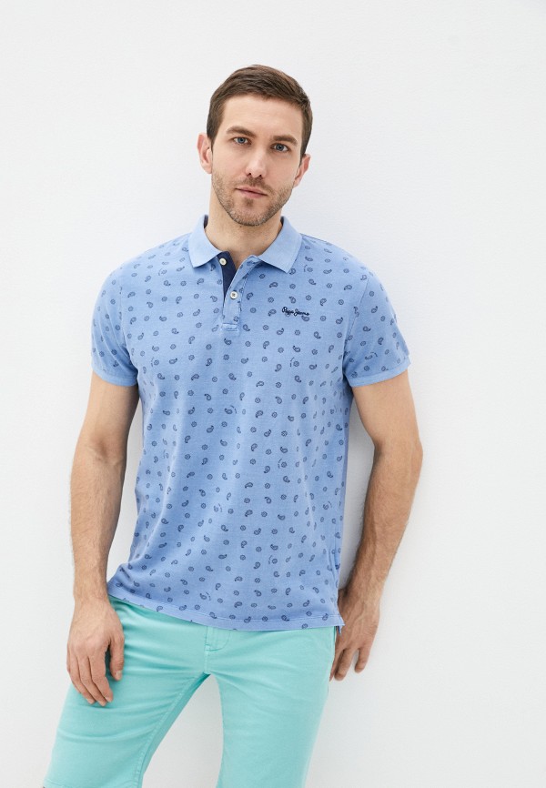 

Поло Pepe Jeans, Голубой, Pepe Jeans RTLAAF745601