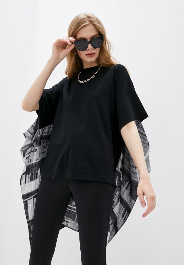 

Блуза MM6 Maison Margiela, Черный, STUDIO COLLECTION