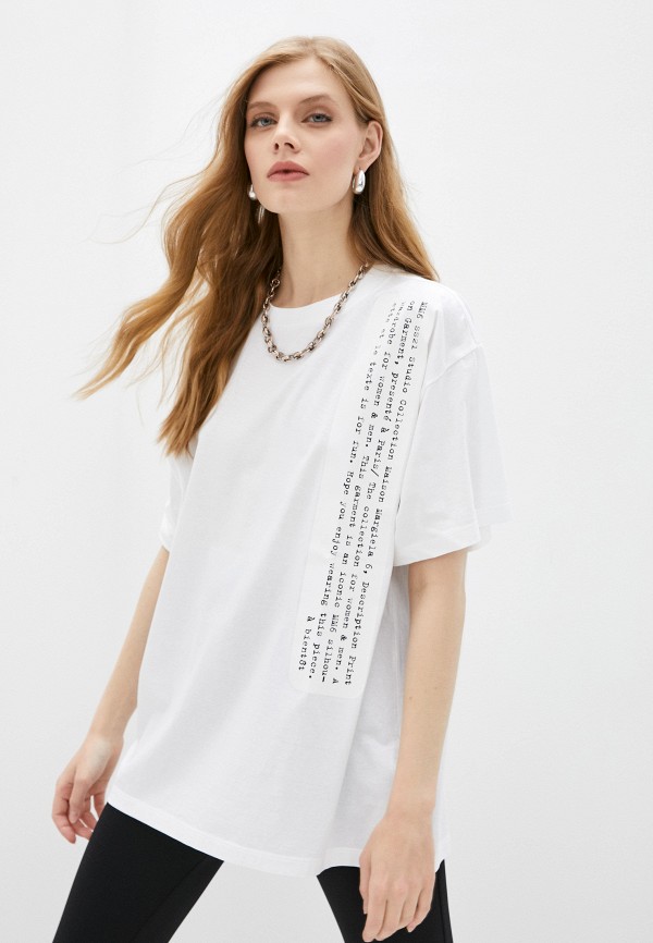 

Футболка MM6 Maison Margiela, Белый, STUDIO COLLECTION