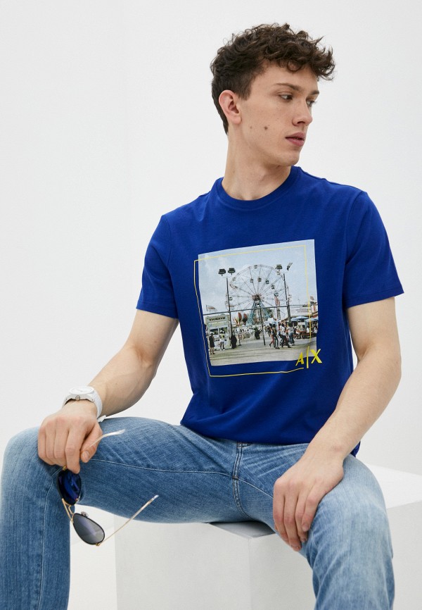 

Футболка Armani Exchange, Синий