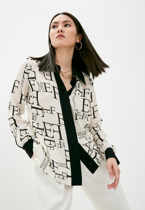 

Блуза Elisabetta Franchi, Бежевый