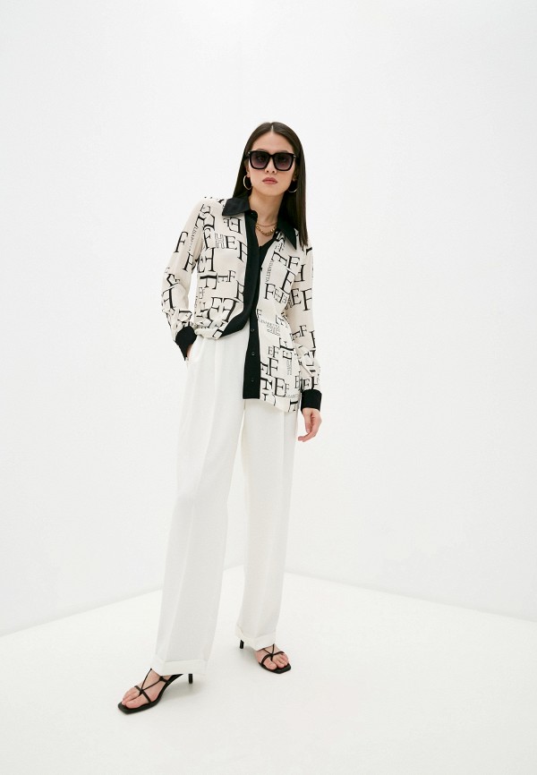 

Блуза Elisabetta Franchi, Бежевый, Elisabetta Franchi RTLAAF871701