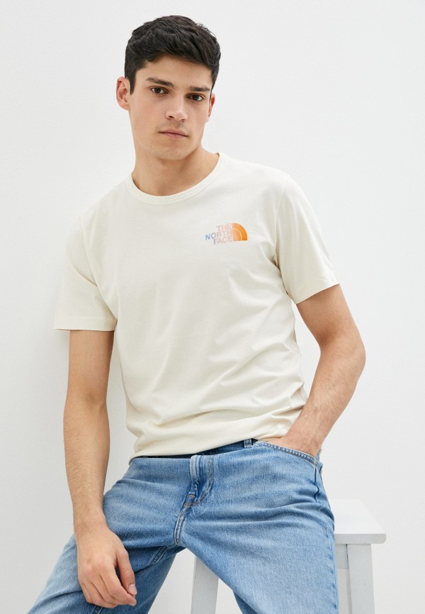 

Футболка The North Face, Бежевый, M S/S HIM BOTTLE TEE