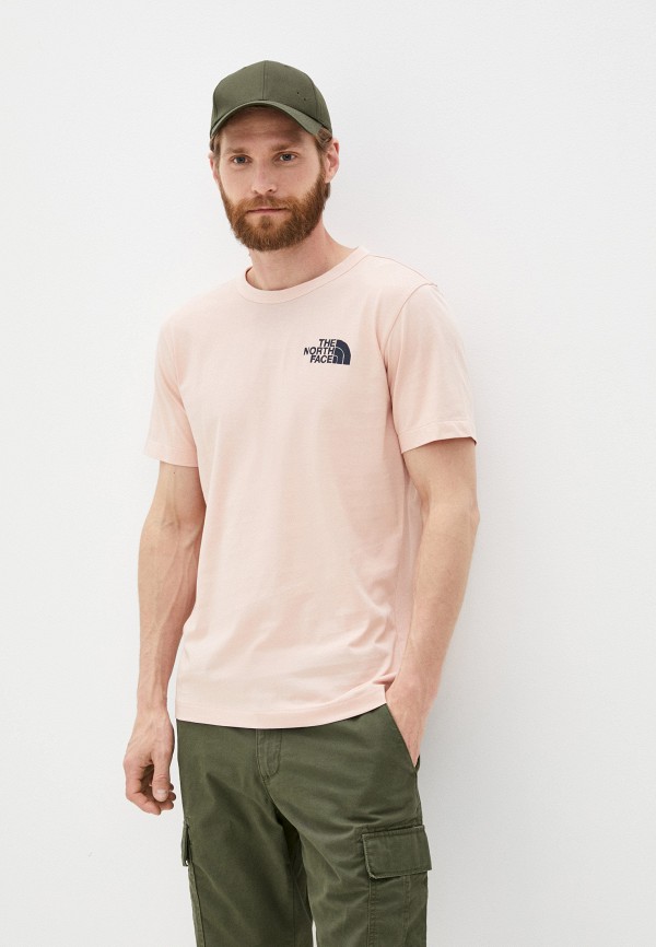 

Футболка The North Face, Коралловый, M S/S HIM BOTTLE TEE