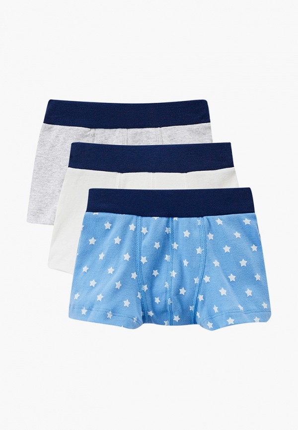 

Трусы 3 шт. Petit Bateau, Белый;голубой;серый, Petit Bateau RTLAAF941301