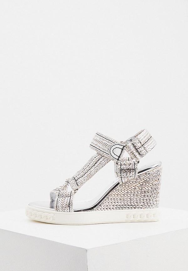 

Босоножки Casadei, Серебряный