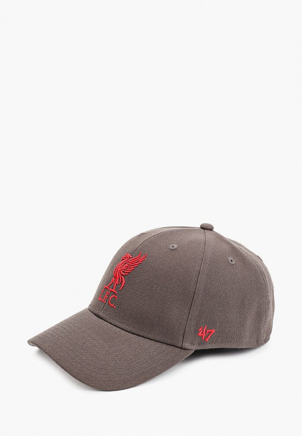 

Бейсболка '47 Brand, Серый, Liverpool FC