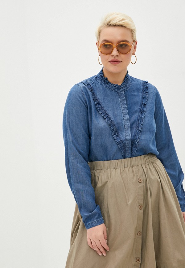 

Блуза Vero Moda Curve, Синий