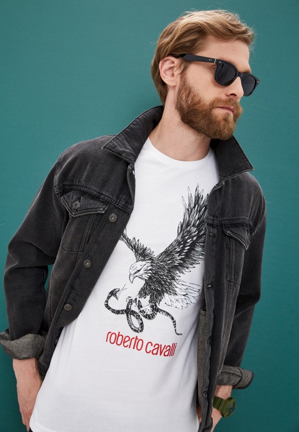 фото Футболка roberto cavalli