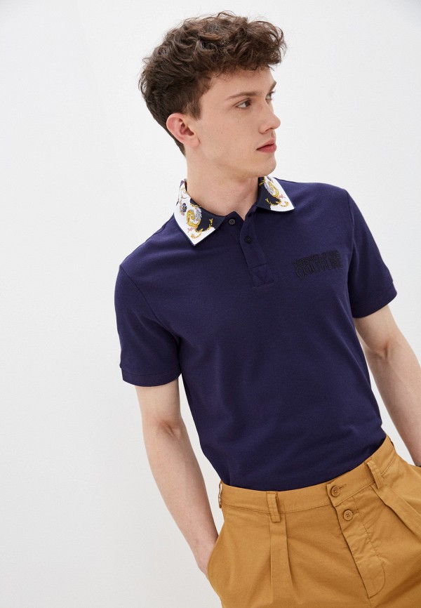 

Поло Versace Jeans Couture, Синий