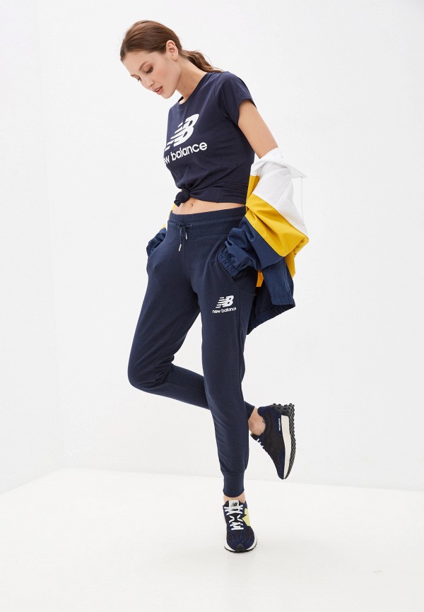 

Брюки спортивные New Balance, Синий, ESSENTIALS FT SWEATPANT
