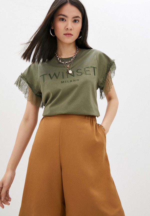

Футболка Twinset Milano, Хаки