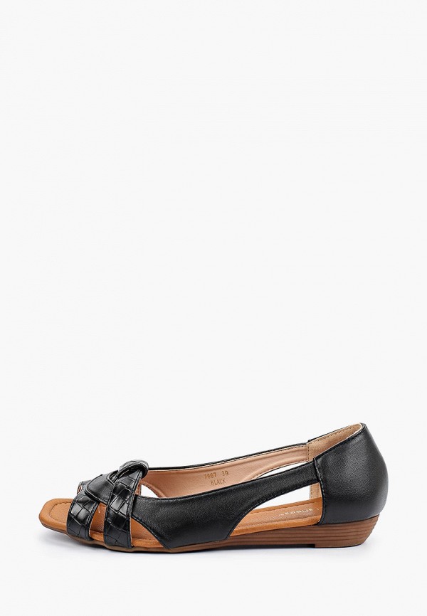 

Балетки Ideal Shoes, Черный, Ideal Shoes RTLAAG564501