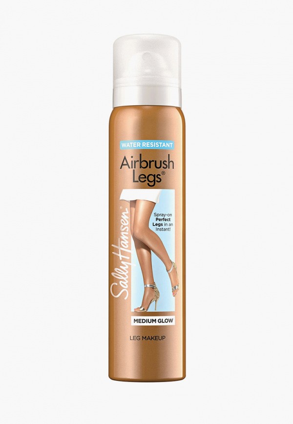 

Спрей для ног Sally Hansen, Коричневый, Тонирующий Airbrush Legs, тон medium glow