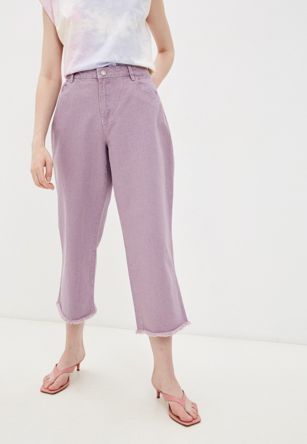 Брюки Noisy May, Фиолетовый, NMAMANDA NW ANKEL CULOTTE